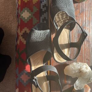 Clarks Wedge Sandals